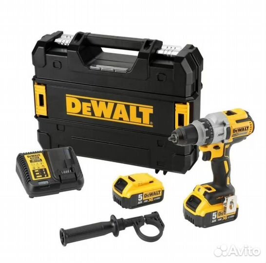 Аккумуляторная дрель-шуруповерт dewalt DCD991P2