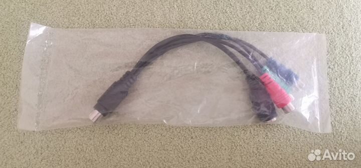 Переходник ATI 9-Pin vivo 1x S-Video, 3x RCA