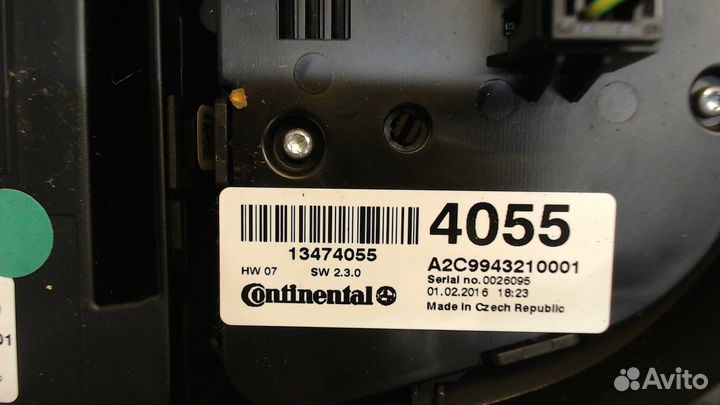 Переключатель отопителя Opel Mokka, 2016