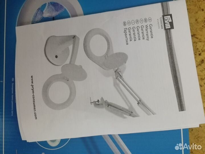 Светодиодная лупа с креплением