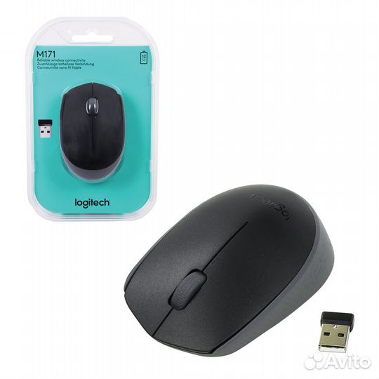 Беспроводная мышь Logitech M171 Black