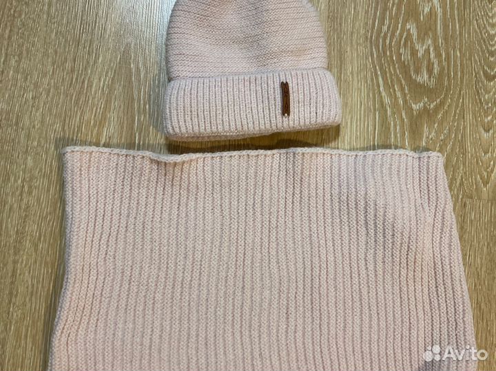 Шапка и снуд женский зима