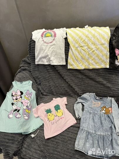 Детские вещи пакетом на девочку 4-5 лет