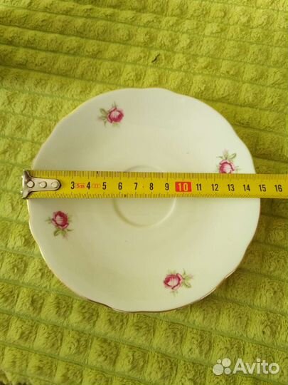 Чашка с блюдцем фарфор чехословакия