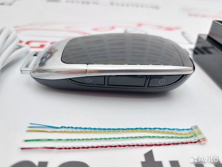 Смарт ключ Лексус стиль Мерседес серебристый