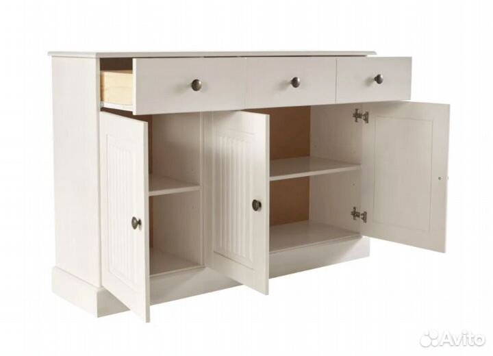 Комод белый из массива сосны Лиотто 3