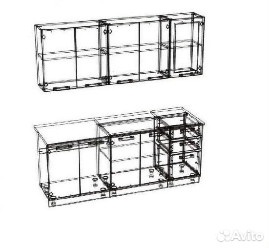 Кухня Орхидея 1,6 м