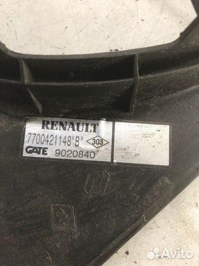 Кожух вентилятора радиатора диффузор Renault
