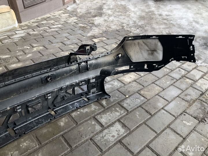 Porsche Cayenne 3 спойлер юбка заднего бампера