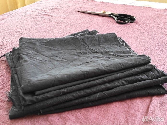 Конопляная ткань. Отрез ткани