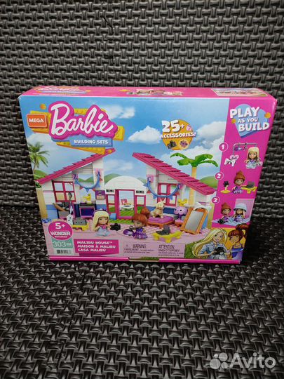 Новый Конструктор Construx Barbie Домик мечты