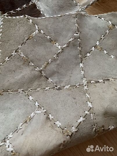 Ковер из натуральной кожи