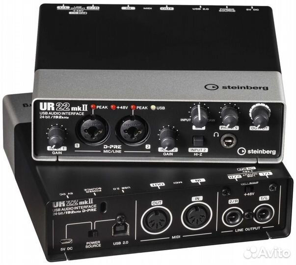 Аудио интерфейс steinberg UR22 mkii