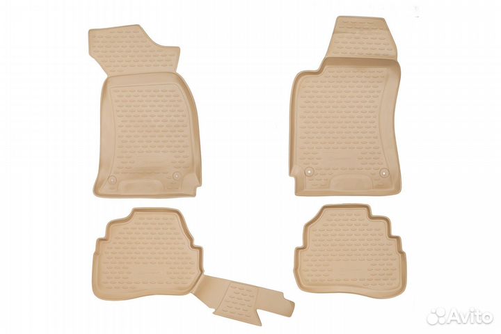 Коврики в салон VW Passat B5, 1996-2005, 4 шт. (по