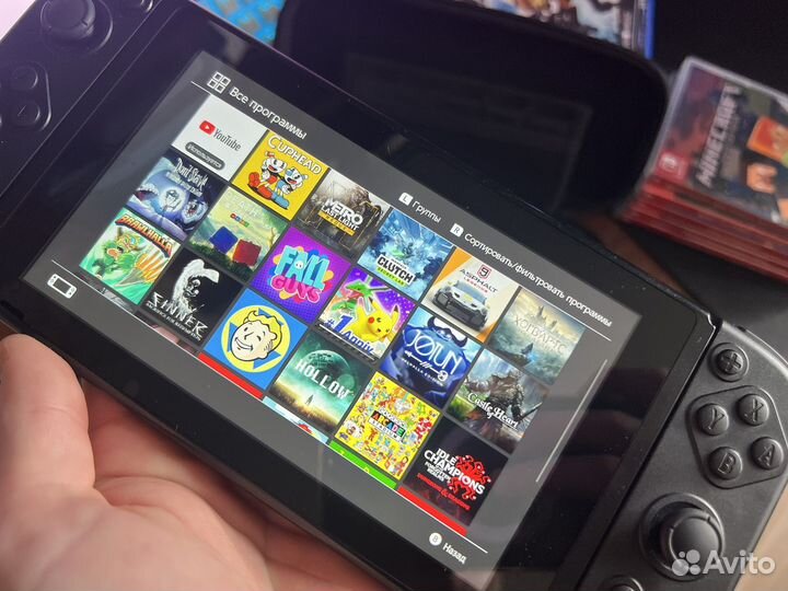 Nintendo switch rev. 2 256gb+ игры