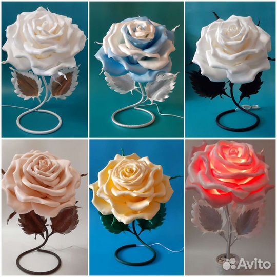 Ростовые цветы. Светильники. Торшеры