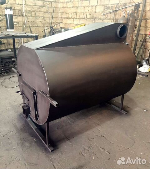 Печь пушка длительного горения