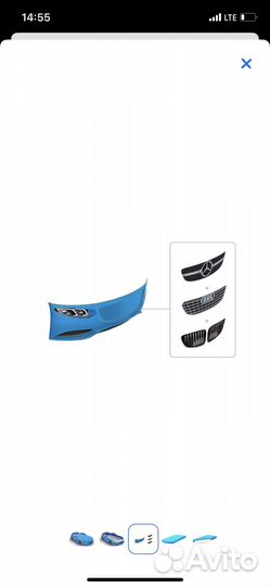 Кровать детская Romack Baby голубая