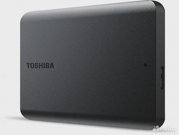 Внешний жесткий диск 2 тб черный Toshiba Canvio Ba