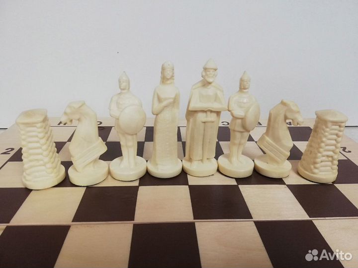 Шахматы СССР рыцари богатыри