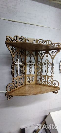 Полка настенная для икон, иконостас