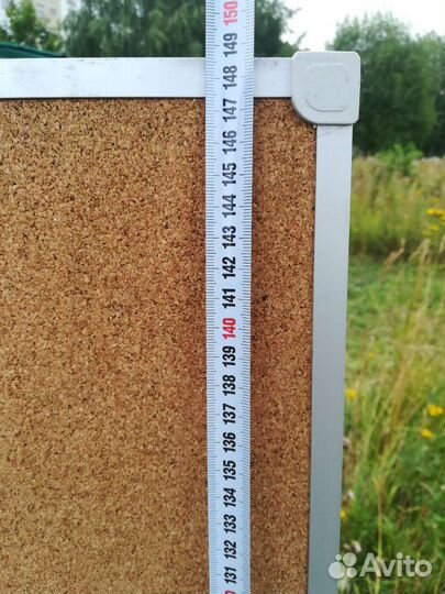 Доска пробковая. Размер 150х100