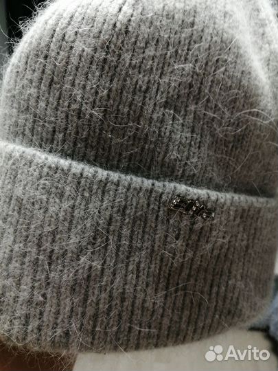 Комплект Шапка и шарф женский из ангоры