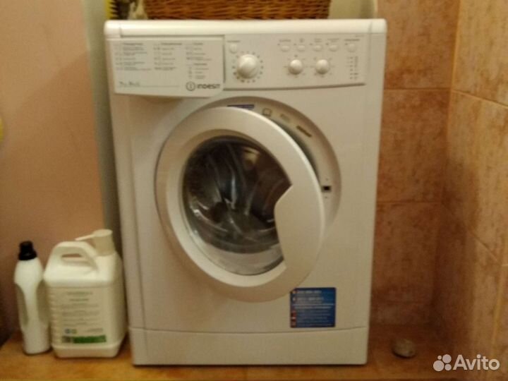 Стиральная машина бу indesit 7 кг
