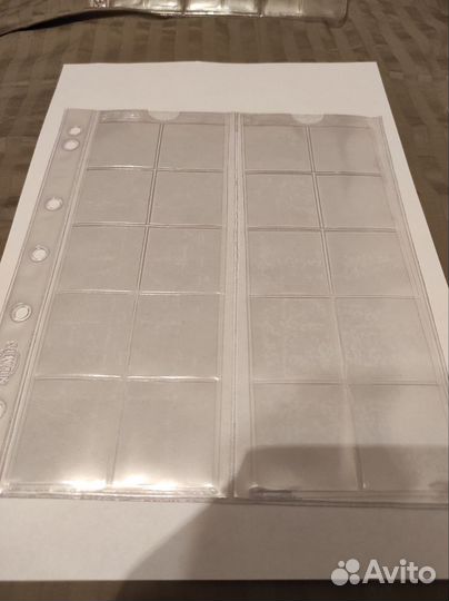 Файлы для монет 19х22 см