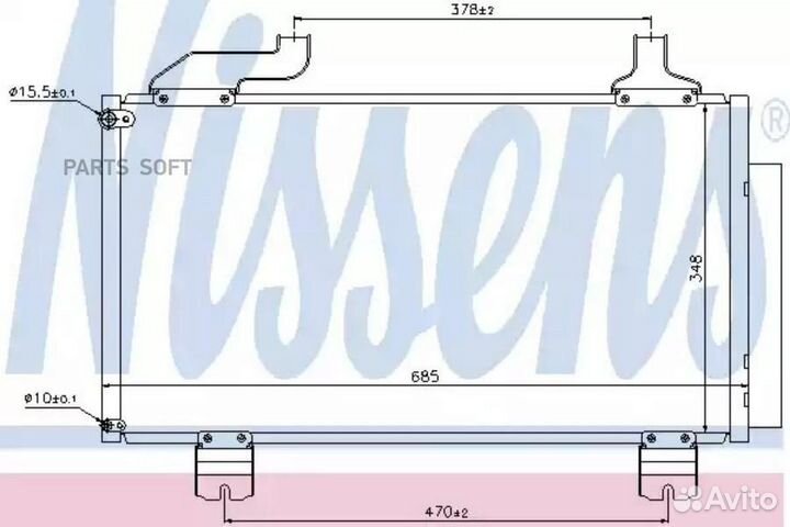 Радиатор кондиционера honda accord (2009) 2.4 ivte