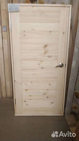 Двери деревянные филёнчатые из массива сосны