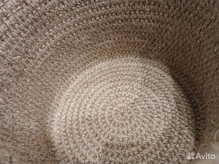 Корзина из джута ручная работа