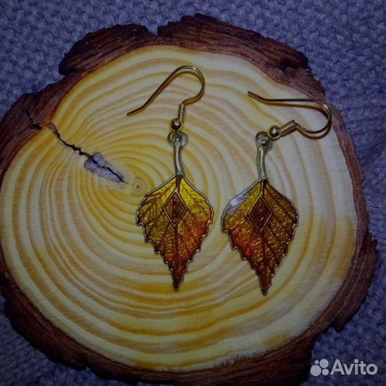 Серьги из ювелирной бронзы
