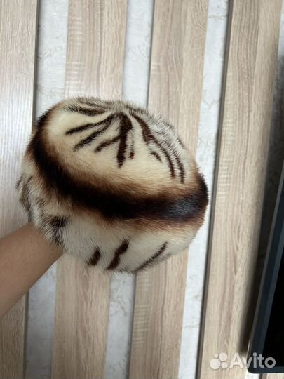 Шапка норковая женская