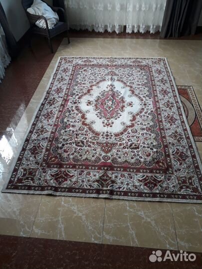 Ковер шерстяной СССР 2 на 3 Кайраккумский