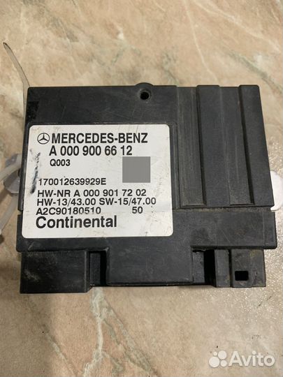Блок управление топливом mercedes