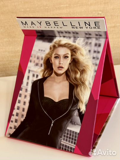 Зеркало косметич. настольное раскладное Maybelline