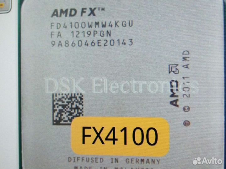 Процессор AMD FX-4100, сокет ам3+