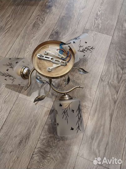 Люстра потолочная бу