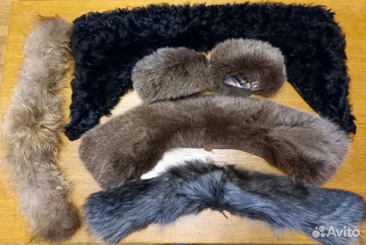 Воротники из натурального меха