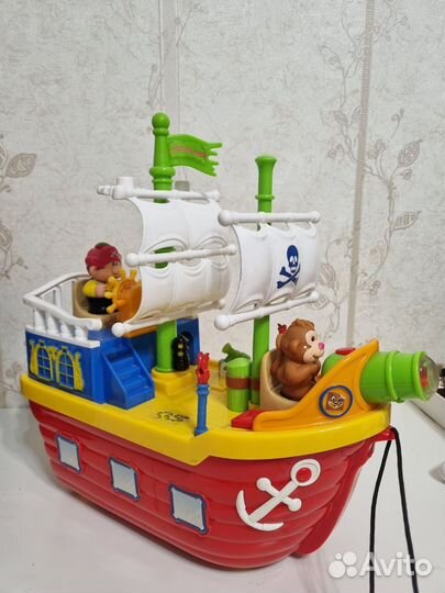 Пиратский корабль развивающая игрушка, свет, звук