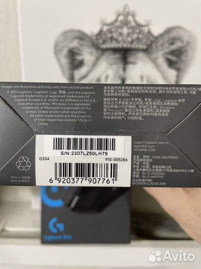 Беспроводная мышь logitech g304 (оригинал)