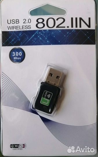 Wi-fi адаптер вайфай wifi usb 150 мбит 300 мбит