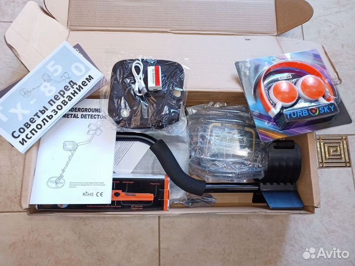 Металлоискатель TX-850 комплект+