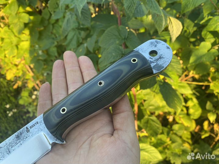 Нож Спасатель кованый 95х18