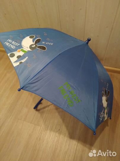 Зонт детский трость Котофей на 4-8 лет