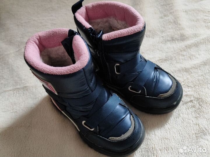 Сапоги зима для девочки 25-26