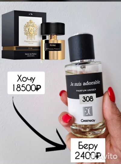 Духи женские, мужские, унисекс Гринвей