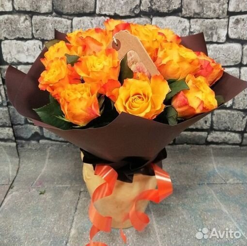 Цветы розы букет. Подарок девушке