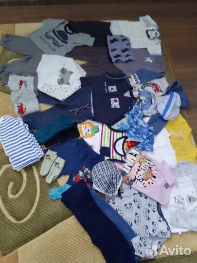 Пакет вещей на мальчика на весну 68-80